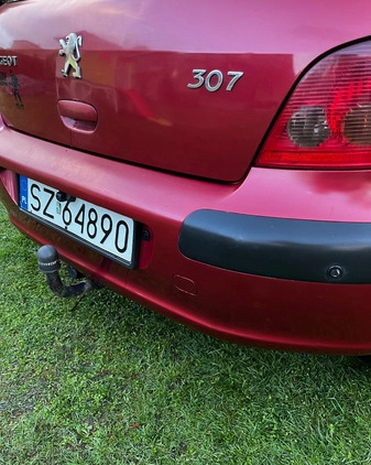 Peugeot 307 cena 4500 przebieg: 312000, rok produkcji 2001 z Zabrze małe 191